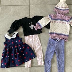 Janie and Jack Girls 2T Bundle